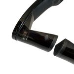 Abound  Ethan Black Smoke Translucent Heel  Strappy Slide Sandals Size 9 Photo 4