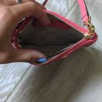 Michael Kors Coral Leather Wristlet with Card Slots Pink Photo 4