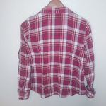 Raquel S/M Flannel Red Plaid Top Size M Photo 1