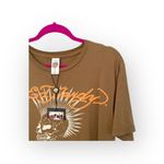 Ed Hardy new ☻︎ Punks Not Dead ☻︎ Barefoot Tee T Shirt Dress ☻︎ Tattoo Crystals Photo 3