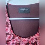 MINKPINK  Women’s Dakota Mesh‎ Ruched Floral Top Size S Photo 4