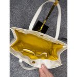 Tory Burch Ivory Tote Bag Perforated Logo Casual Women's Handbag Photo 5