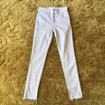 joe's jeans Joe’s Jeans White Skinny Jeans | High Rise Button Fly Denim Photo 5