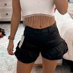 Akira Black shiny pleather shorts Photo 0