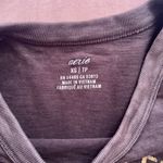 Aerie  Charcoal Long Sleeve Motorcycle Tee Photo 2