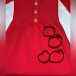 Vintage Toula Red Knit Sweater Dress with gold buttons .. BEAUTIFUL Size undefined Photo 14