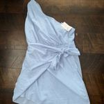 Free People One Shoulder Blue Summer Dress NWT Photo 5