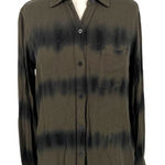 Rails  Hunter Olive Black Waves Button-Down Shirt Womens Size Small Photo 0