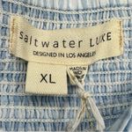 Saltwater Luxe NWT  Blue Check Maxi Sundress Size XL Photo 4