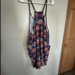 FP Movement by Free People Hot Shot Romper in Black Daisy Combo Sz L EUC Size L Photo 6