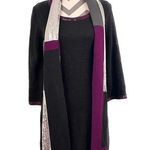 Style & Co NWT - Black Sequin Trim Knit Sweater Dress & Scarf Set - Size S Photo 0