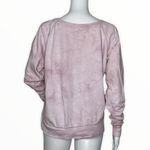 The Mountain Sweatshirt Womens Medium Pink So Kissable Cat Slouch Crew Tie Dye Photo 2