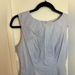 Shannon McLean Preppy Blue Cotton Drop Waist Pleated Dress Size 8 Photo 2