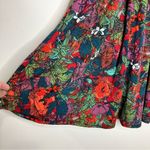 LuLaRoe  Madison skirt with bright poppies design size‎ large Photo 2