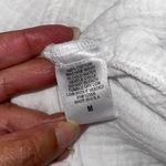 LAmade Andria Gauze Women’s Long Sleeve Tie Waist Button Front Shirt Dress White Size M Photo 12