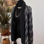 Gap Women Medium Sleeveless Shawl Collar Cardigan Open Front Medium Wave Print Photo 4