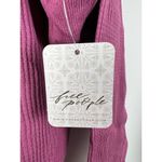 Free People  Santa Clara Oversized Thermal Top in Mulberry Photo 2