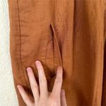 Quince  Women’s 100% European Linen Sleeveless Swing Dress Size Small Terracotta Photo 4