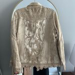 Dreamy 90s western cowgirl jacket tan embroidered and sequins Size M Photo 2