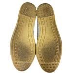 Alex + Alex Tan Silver Shimmer Slip On Espadrilles Loafers Flats Size 40 8.5 Photo 4