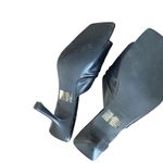 H by Halston H Halston Luanda Vegan Black Leather Heels size 10 Photo 6