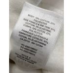 Aritzia TNA Sweatfleece Women's White Boyfriend Fit Lounge Mini Shorts Size S Photo 3