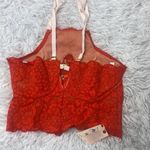 We Are HAH  Top 2 Bottom Cami in Blood Orange small NWT Photo 4