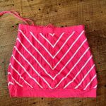 Torrid pink & white striped knit halter tie strapless 2x top Photo 2