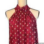 Donna Ricco DR Collection Women's Burgundy Gold Halter Lined Dress Sz 8 Event Photo 1