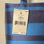 Kate Spade Raw Silk Vintage Striped Tote Photo 4