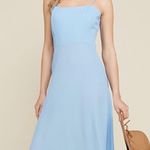 2Hearts Blue Polka Dot Cami Midi Dress Photo 0