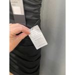 Elliatt  One-Shoulder Bodycon Midi Posey Dress Womens Medium Black Sleeveless B98 Photo 4