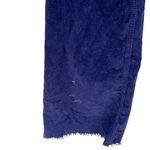 Free People  We The Free Jayde Cord Flare Pants Raw Hem Blue Size‎ 29 Photo 4
