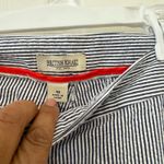 British Khaki tripped Capri Pants - size 10 Photo 2