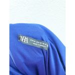 ZARA  Floral Detail Cut Out Mini Dress Size Medium Cobalt Blue 8113/636 Photo 4