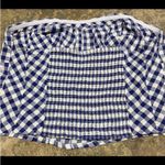 Free People  Leilani Tube Top NWT in blue Gingham Size: L Photo 3
