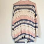 CHARLIE B Women's Popcorn Stub Yarn Style Striped Cardigan Photo 5
