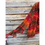 Chico's Vintage Chico’s size Medium button front crepe ruffles drapy sleeves crepe top Photo 4