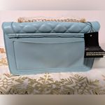 Badgley Mischka  Light Blue Quilted Gold Stud Crossbody Handbag NWT Photo 2