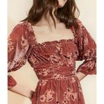 Hutch Leland Bohemian Velvet Burnout Mini Dress in Cinnamon Photo 8