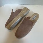 Steve Madden  Espadrille Mules Suede Light Pink Closed Toe Sandals Size 9 Photo 1
