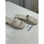 Wild Fable Womans  Open Toe Block Heel Nude Color Sandal Slip On Size 11 Photo 1