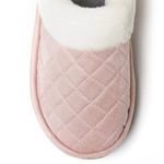 Dearfoams Womens Slippers Size XL 11-12 Cozy Comfort Memory Foam Pink Cream New Photo 1