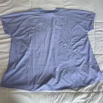 Athleta  Womens Size 1X Scrub Top Zephyr V-Neck Shirt Blue Medical Nurse Photo 5