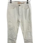 Desigual  White Denim Boho Embroidered Exotic Jeans EU 34‎ / US 0 New Photo 1