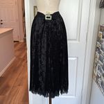 Kobi Halperin velvet lace trim whimsigoth skirt Black Size XL Photo 9
