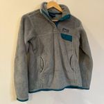 Women's Gray Fleece Pull Over sz S Patagonia Re-Tool Fleece Photo 2