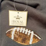 The Royal Standard Football Queen Sequin Sweatshirt size XS NWT Black Photo 8