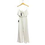 Lulus Power of Love White Strapless Jumpsuit size Medium NWT Photo 5