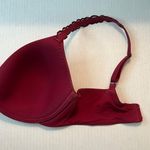 Natori Bra Pure Luxe Full Fit Bra in Red Sz 34D EUC Style #732080 Sleek Comfort Photo 9